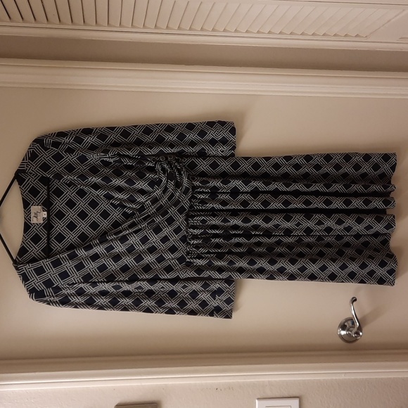 Milly of New York Vintage Blue and White Jersey Dress - Picture 1 of 10